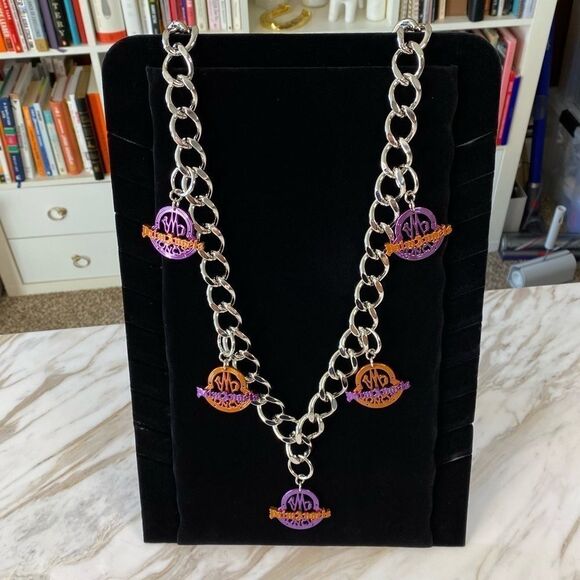 Limited Edition RARE Moncler x Palm Angels Silver Logo Chain Belt / Necklace - Picture 2 of 16